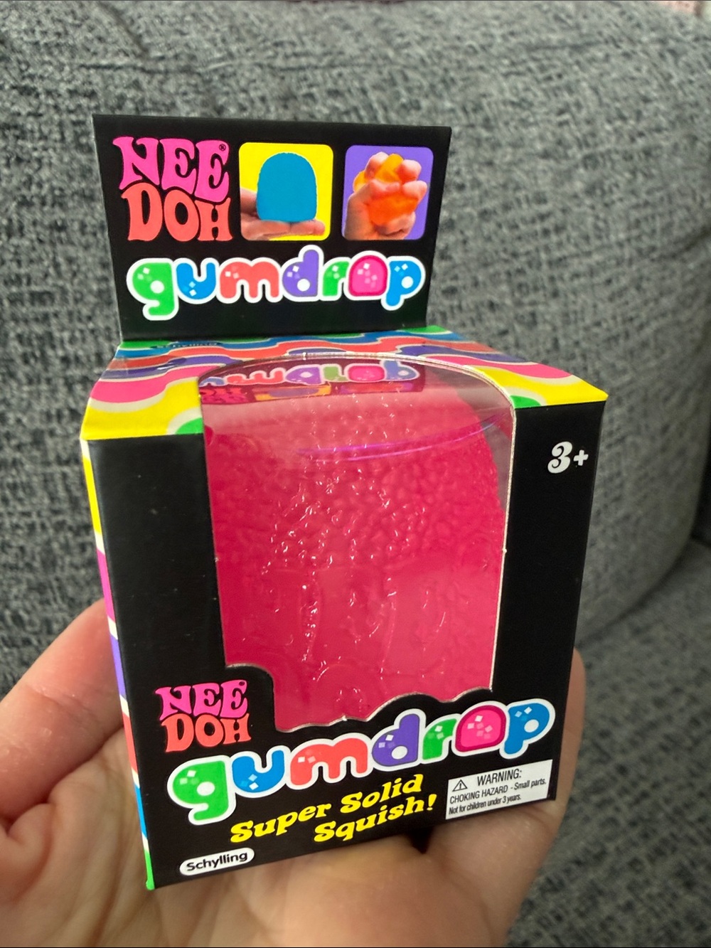 BNIB NeeDoh Gumdrop, Pink